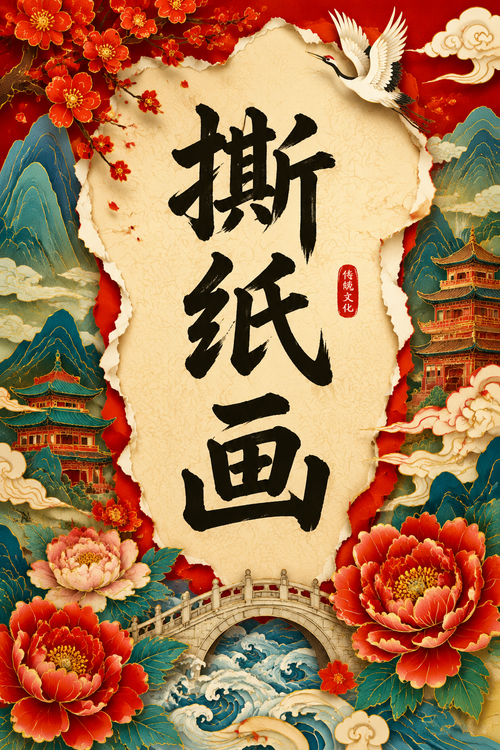 撕纸画