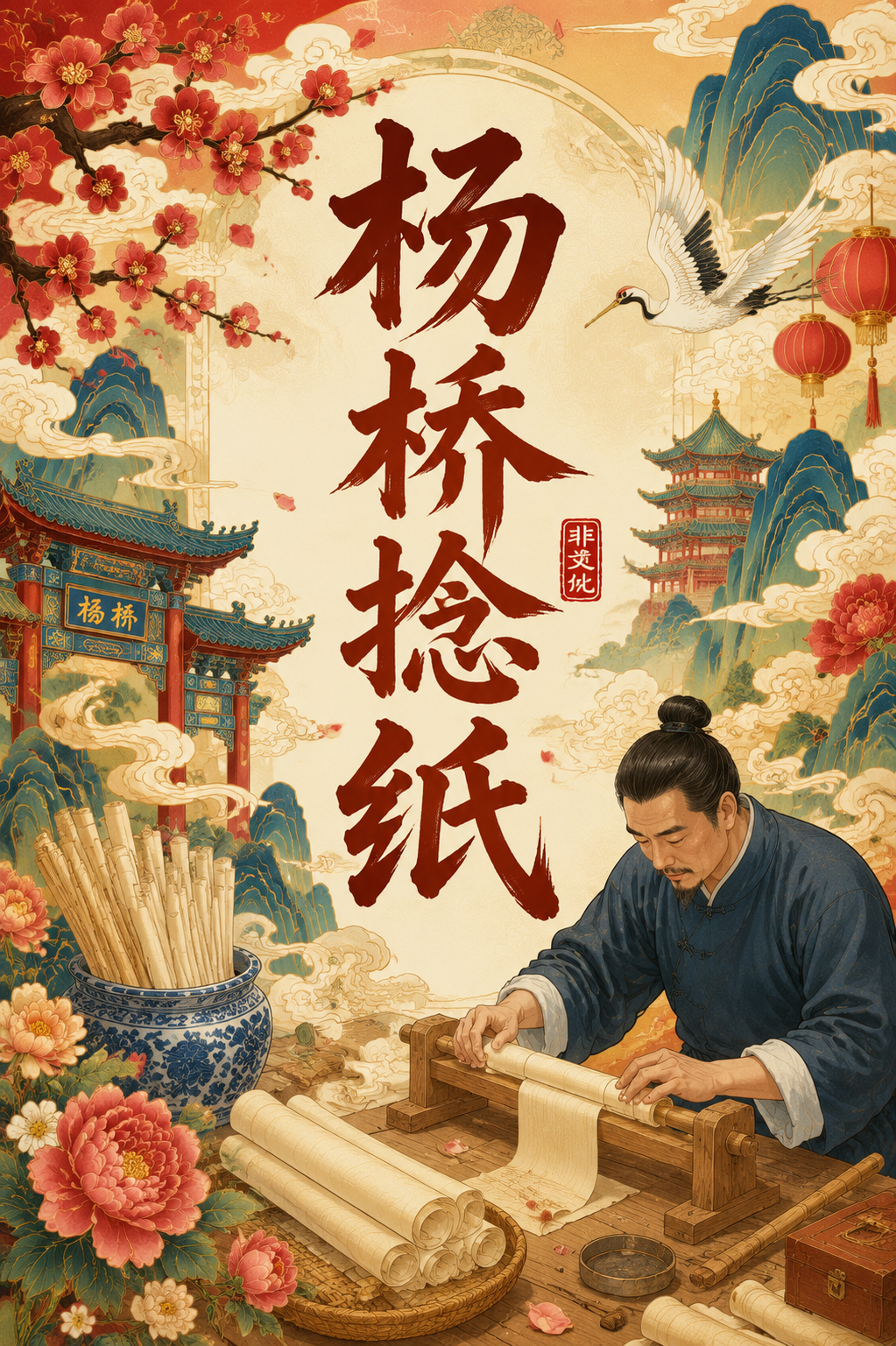 杨桥捻纸