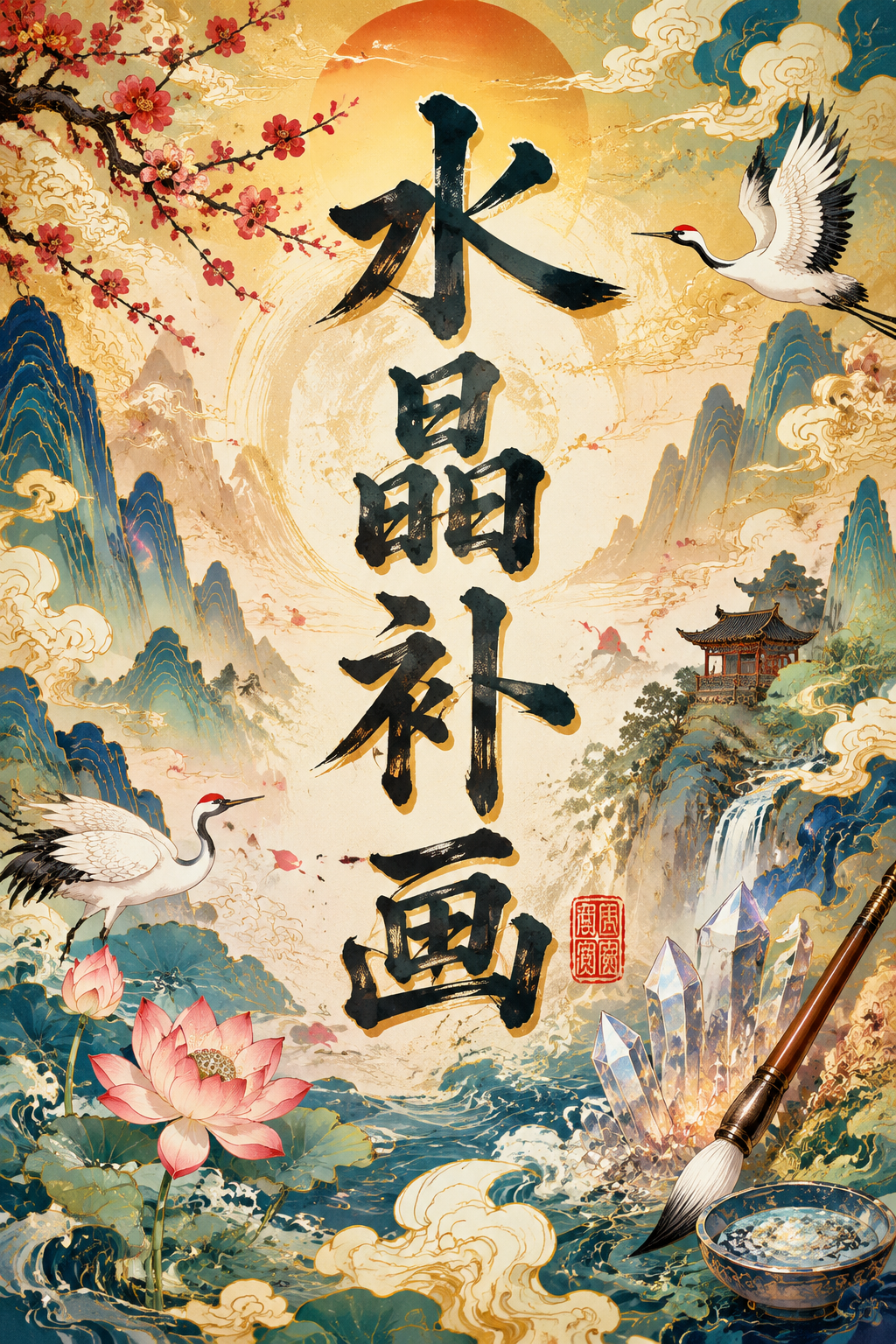 水晶补画