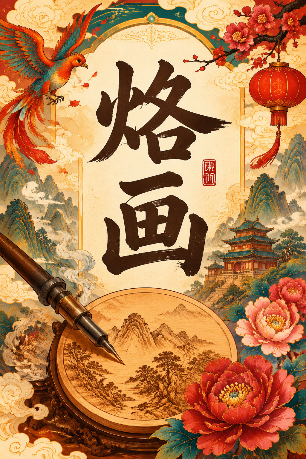 烙画