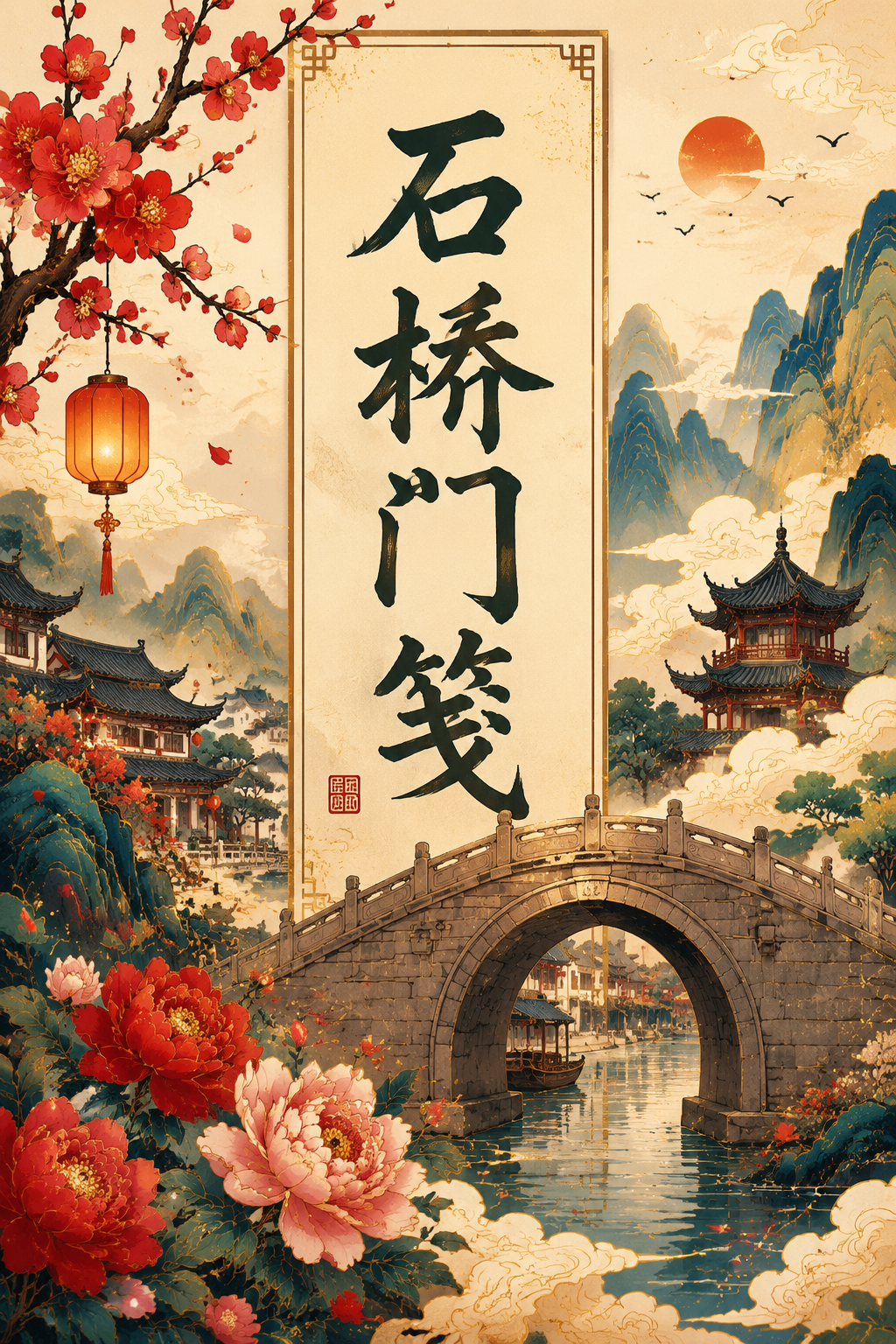 石桥门笺