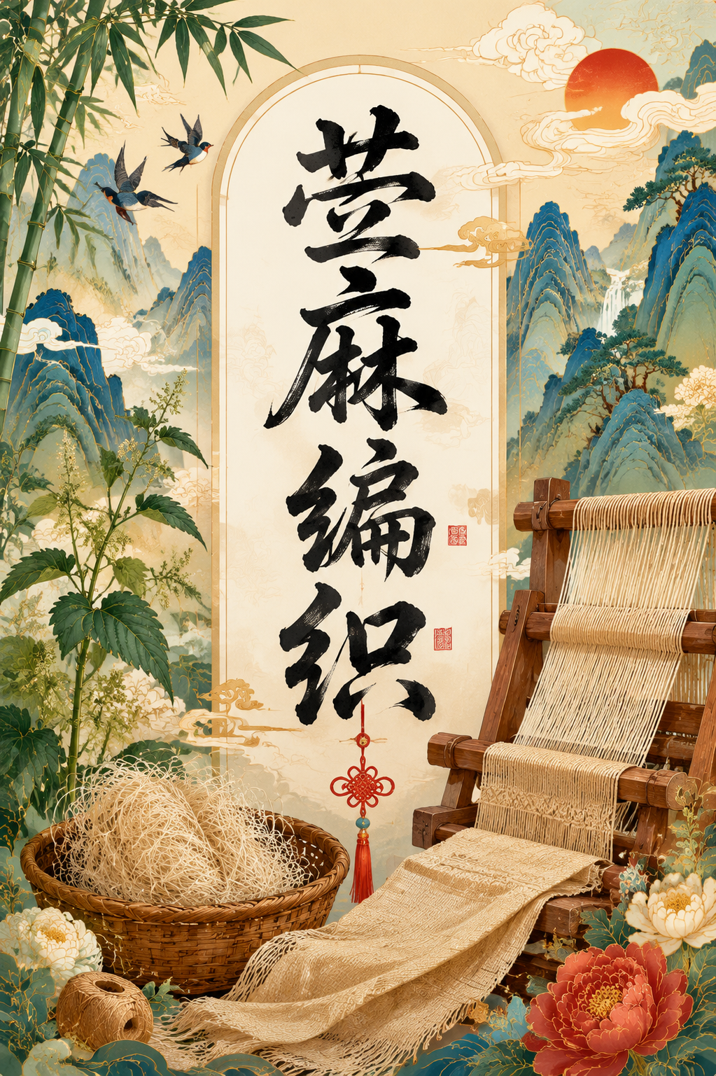 苎麻编织