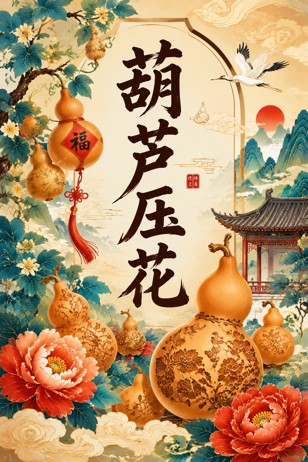 葫芦压花