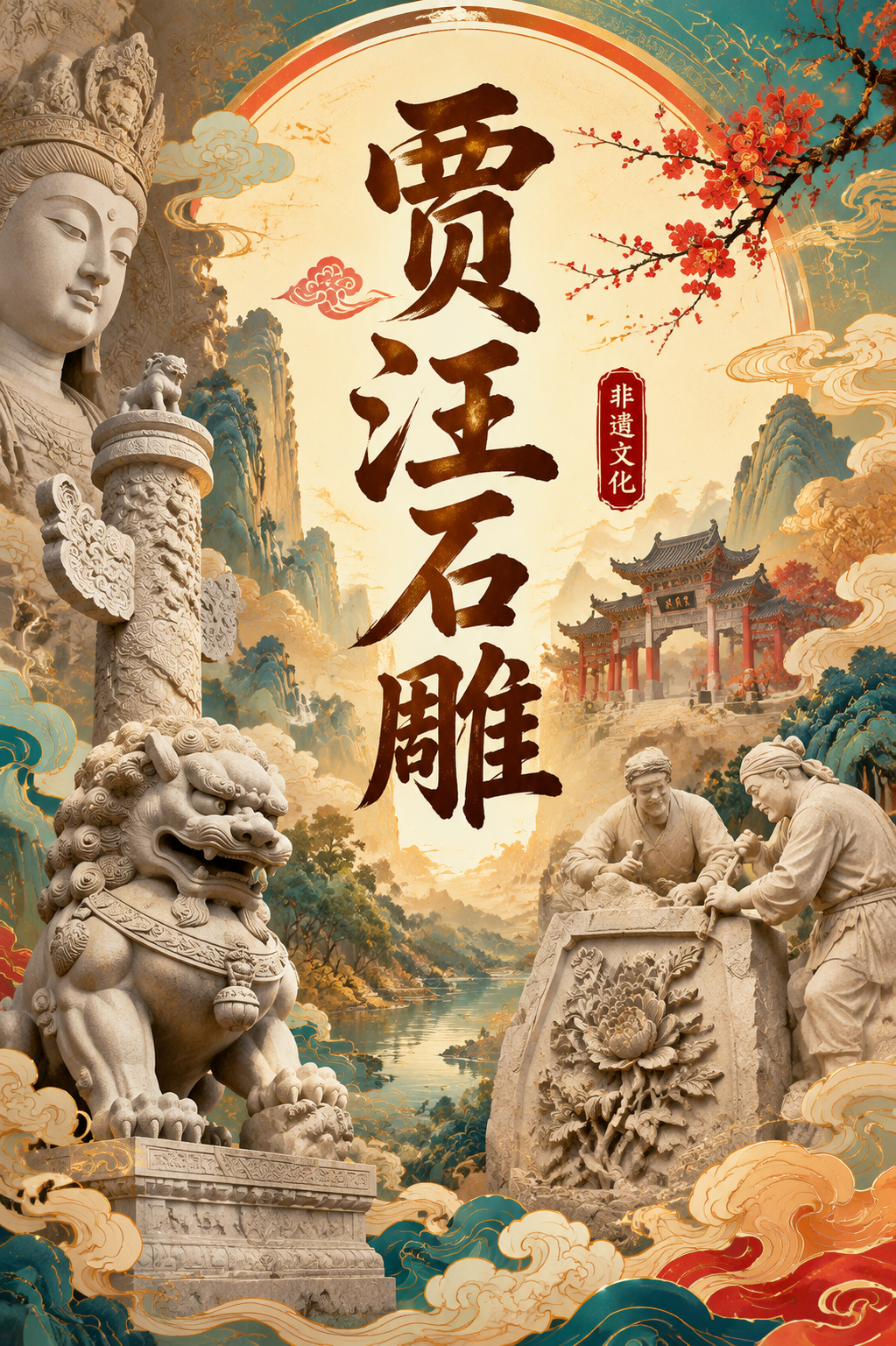 贾汪石雕