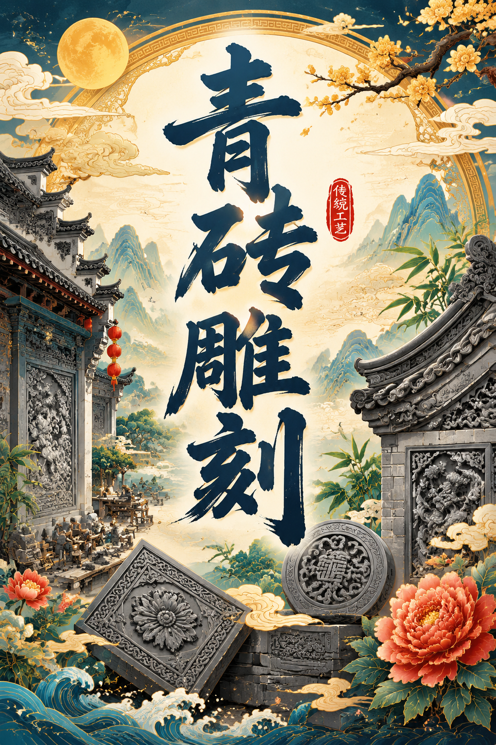青砖雕刻