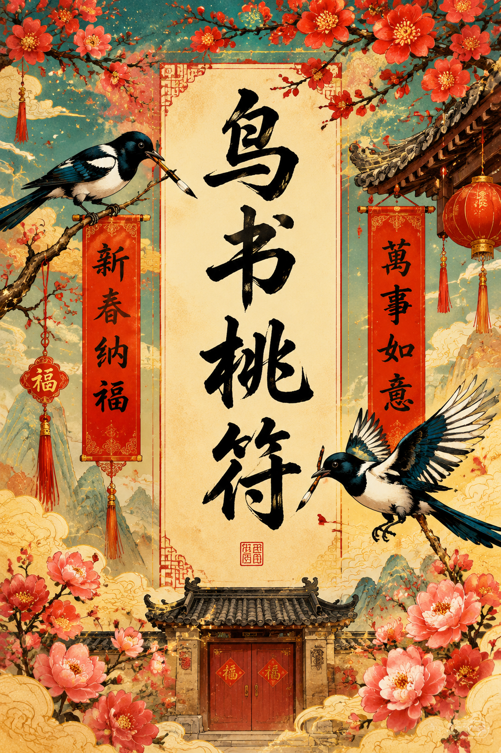 鸟书桃符