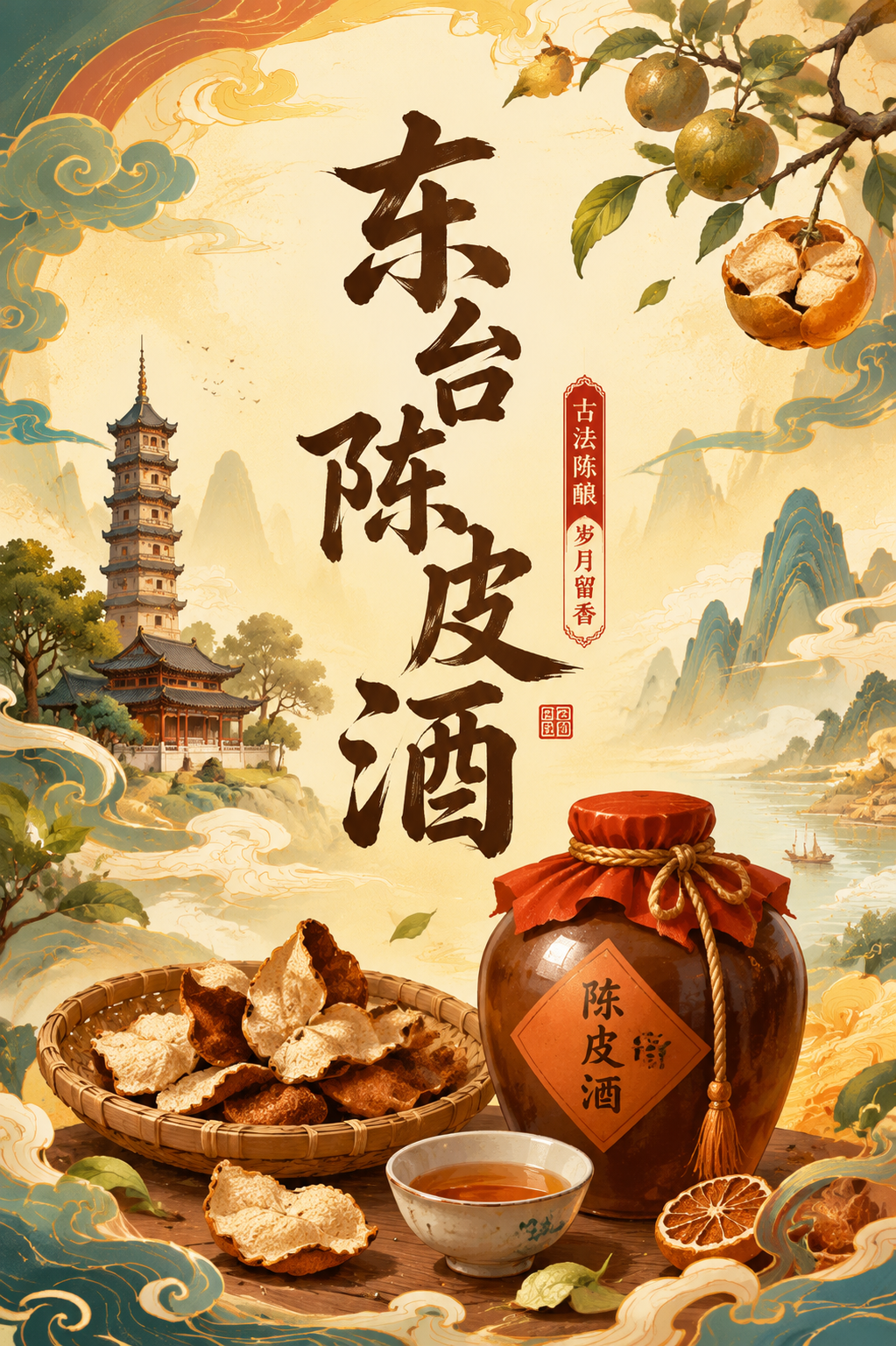 东台陈皮酒