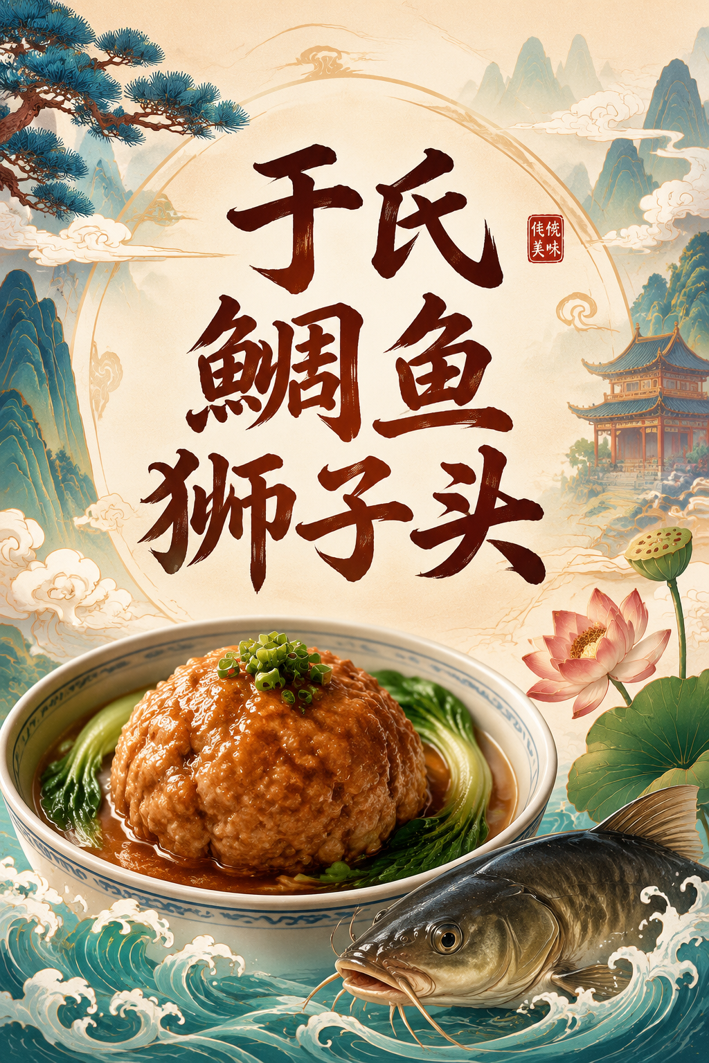 于氏鮰鱼狮子头