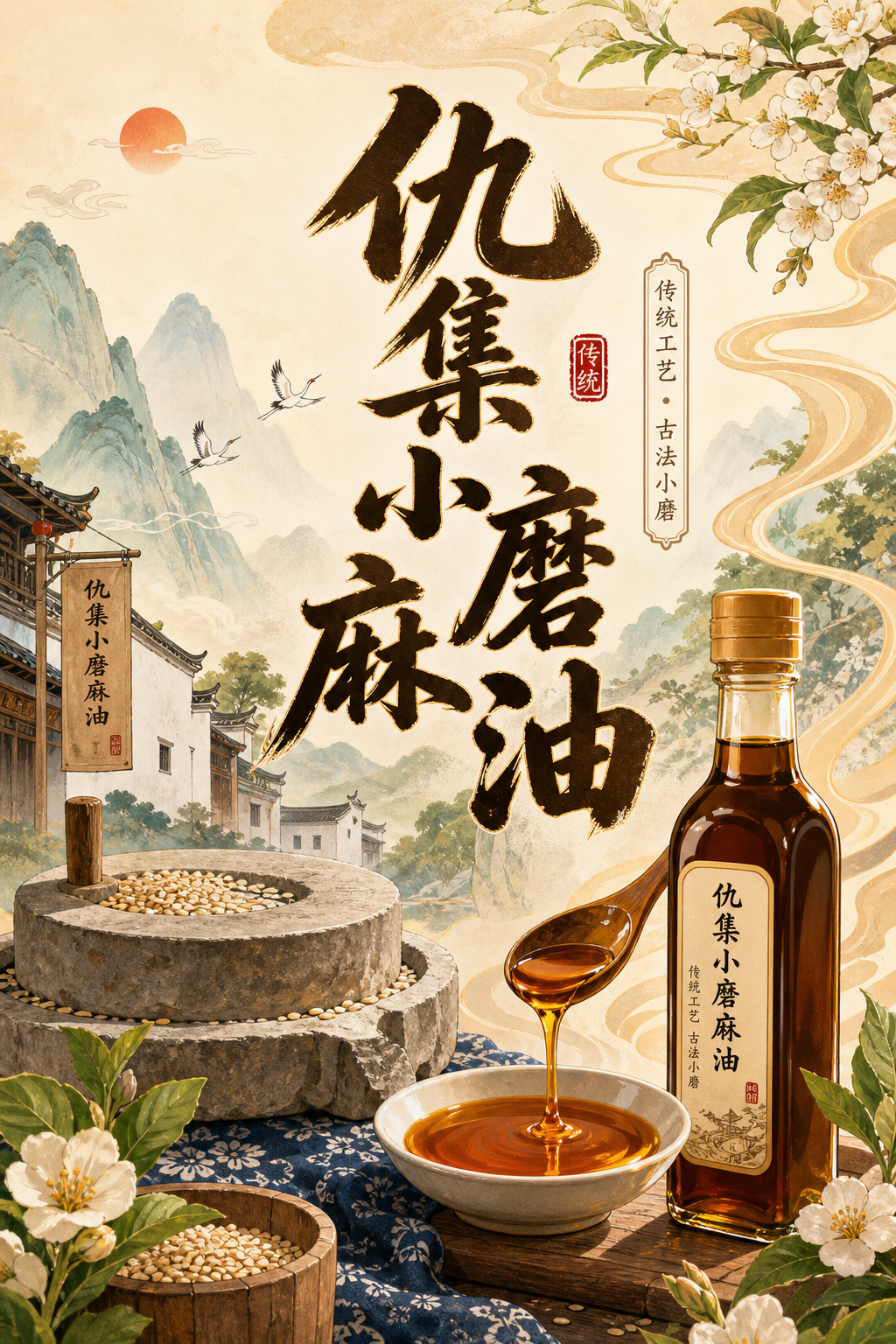 仇集小磨麻油