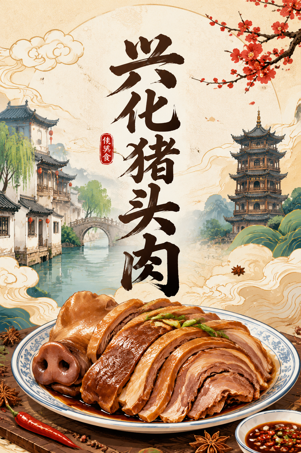 兴化猪头肉