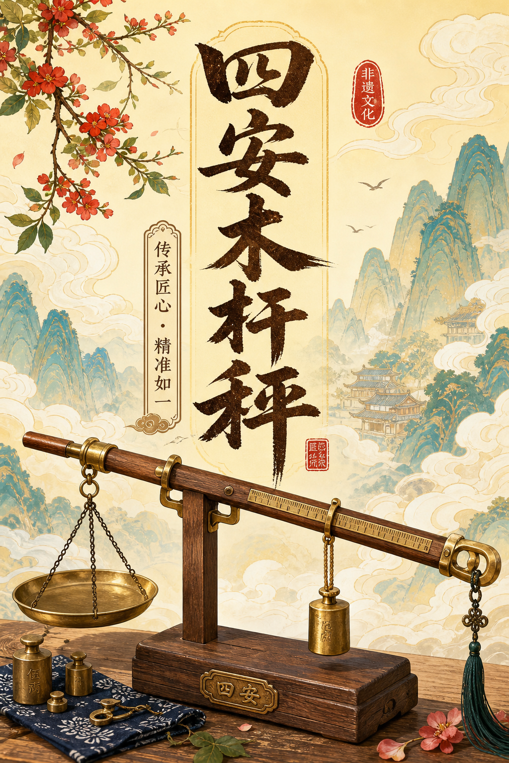 四安木杆秤