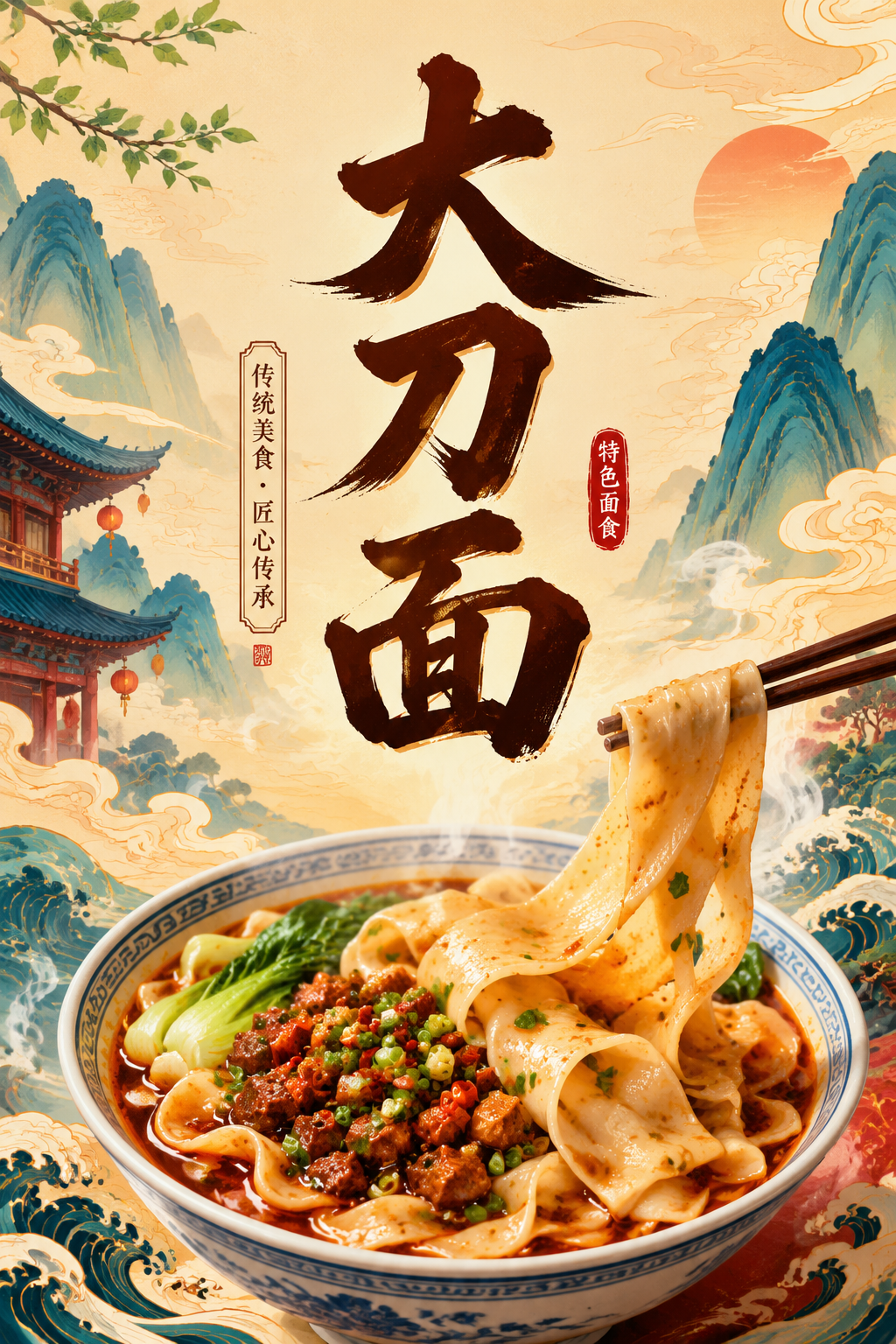 大刀面