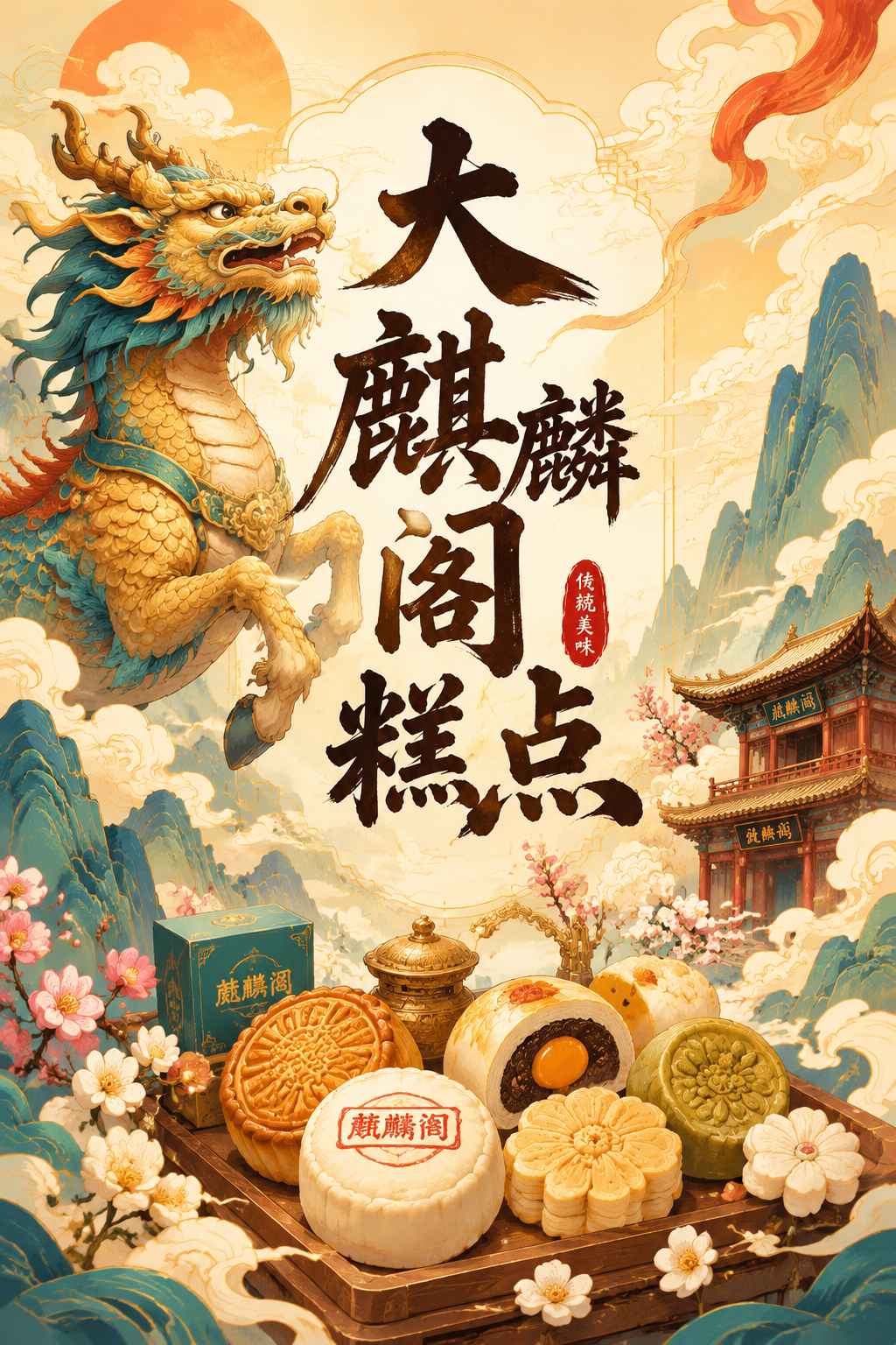 大麒麟阁糕点