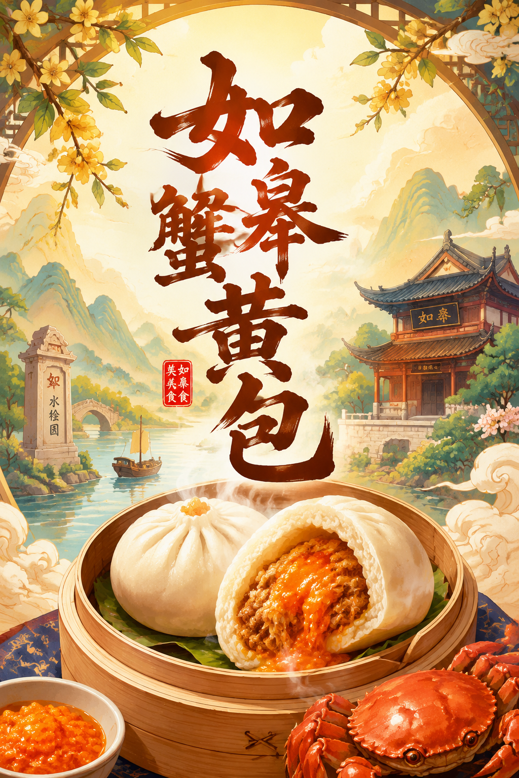 如皋蟹黄包