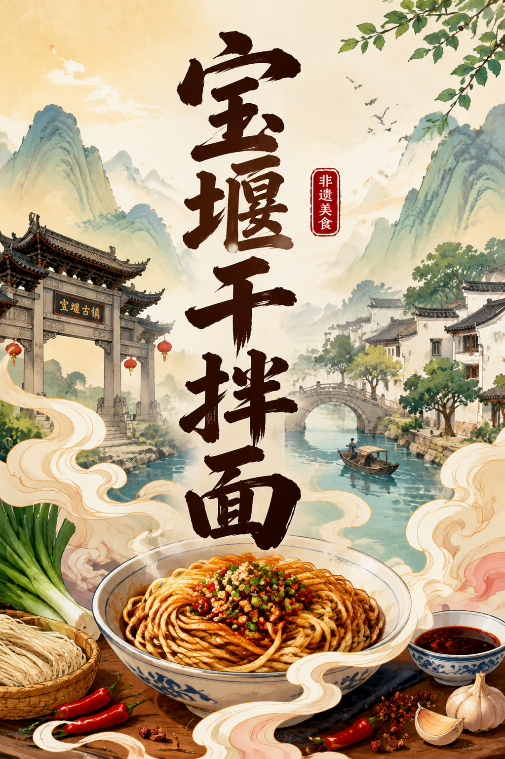 宝堰干拌面