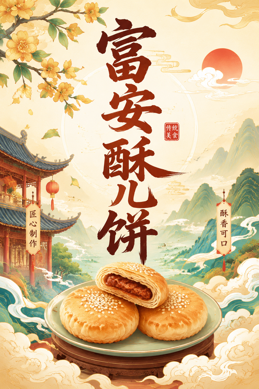 富安酥儿饼