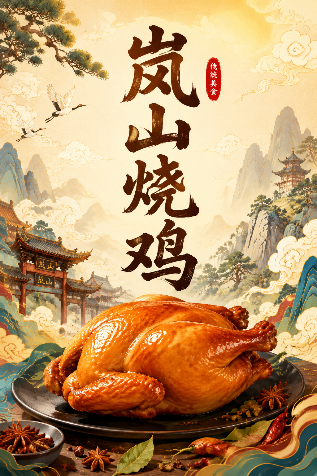 岚山烧鸡