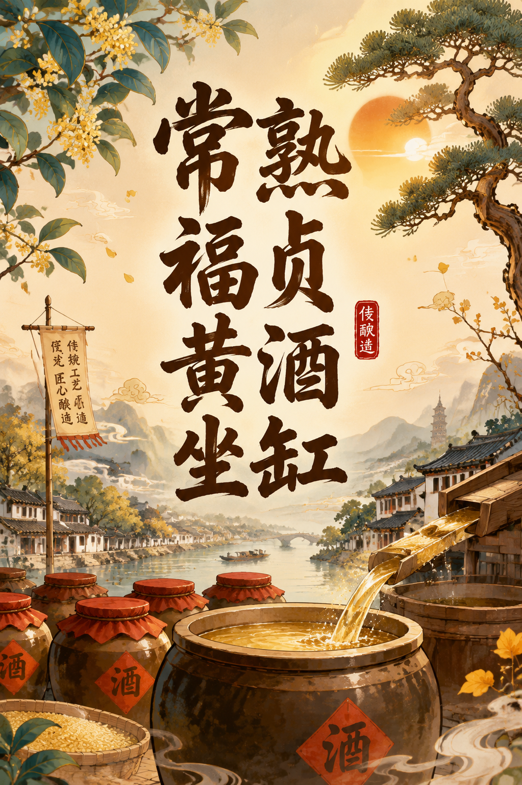 常熟福贞黄酒坐缸