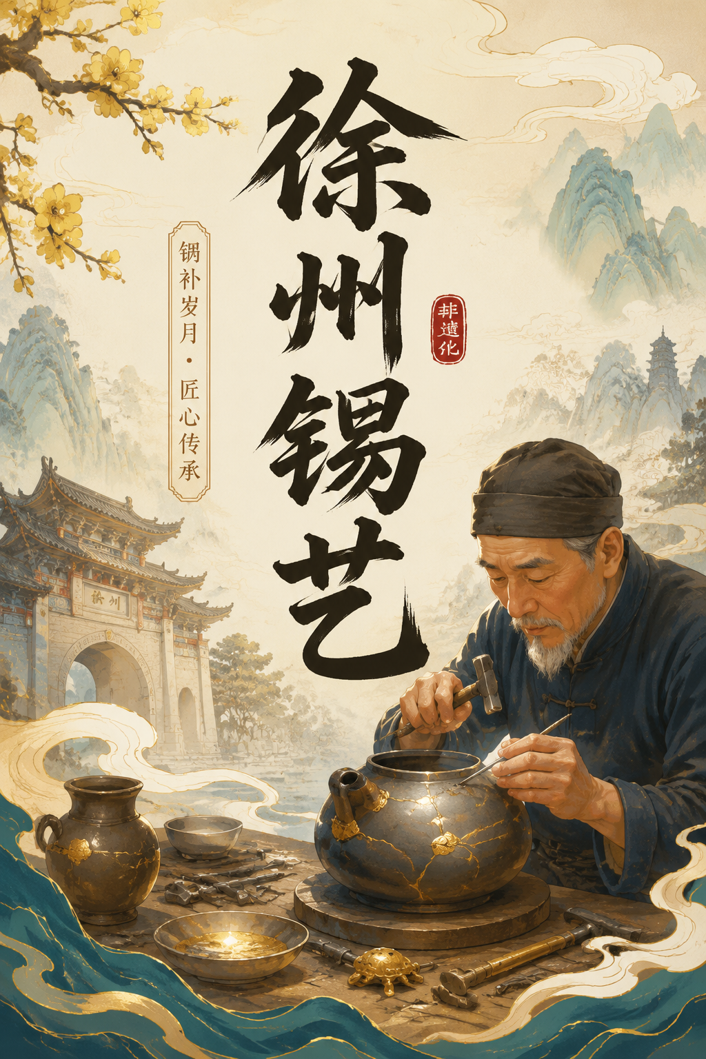 徐州锔艺