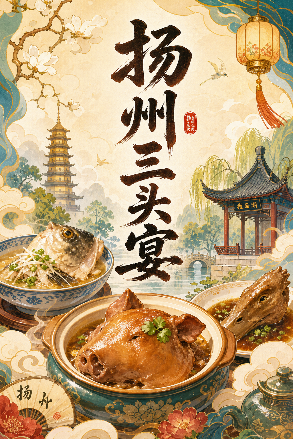 扬州三头宴