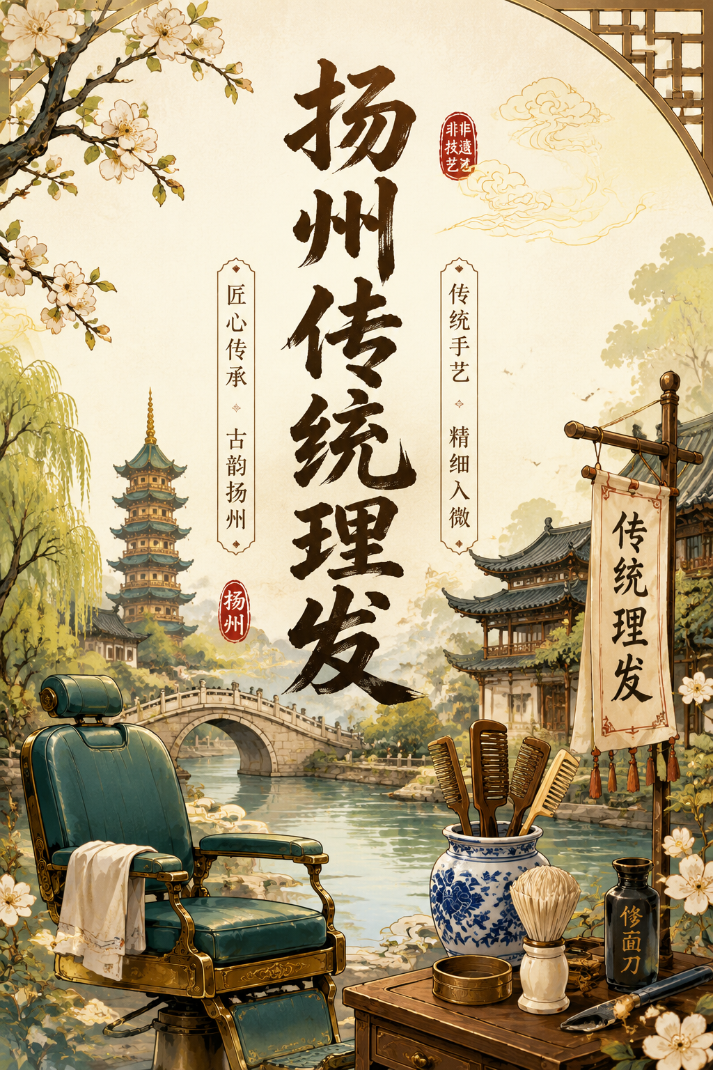 扬州传统理发