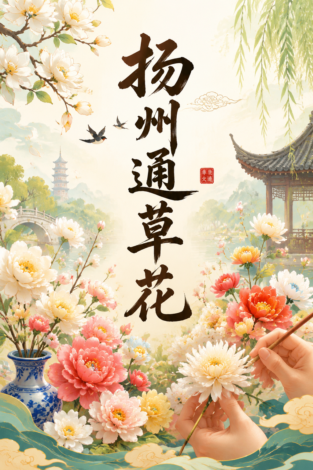 扬州通草花