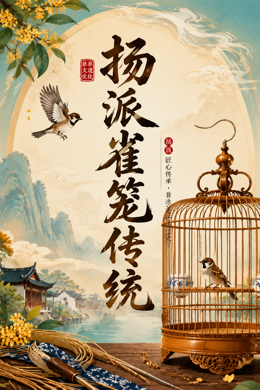 扬派雀笼传统