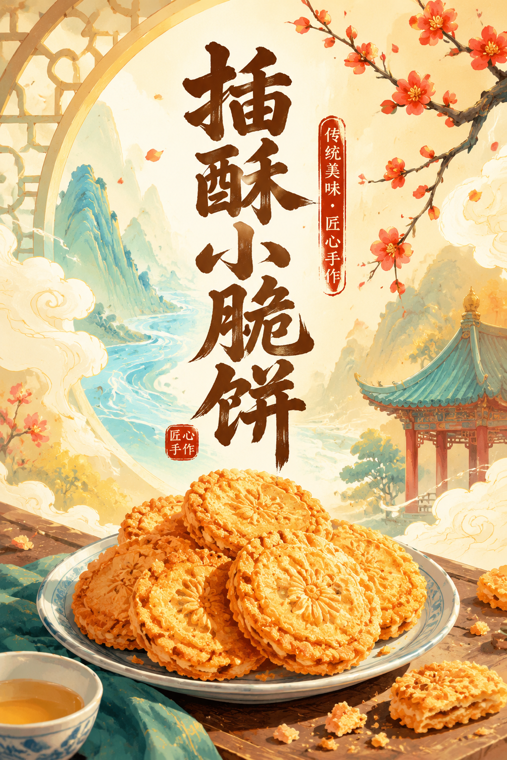 插酥小脆饼
