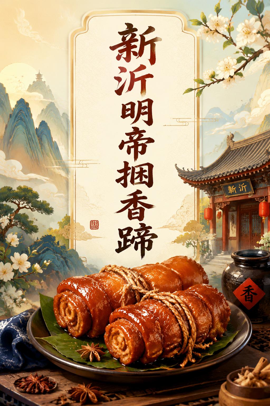 新沂明帝捆香蹄