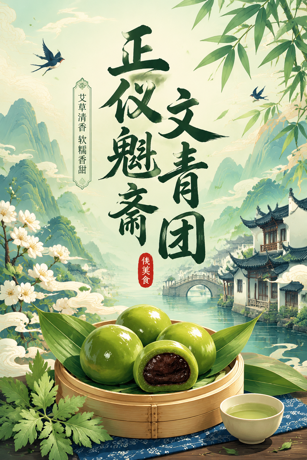正仪文魁斋青团