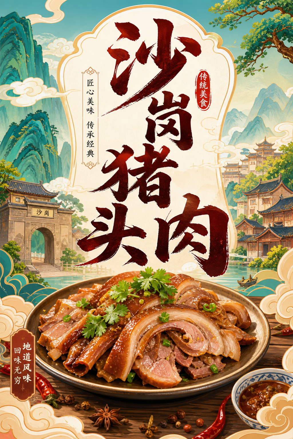 沙岗猪头肉
