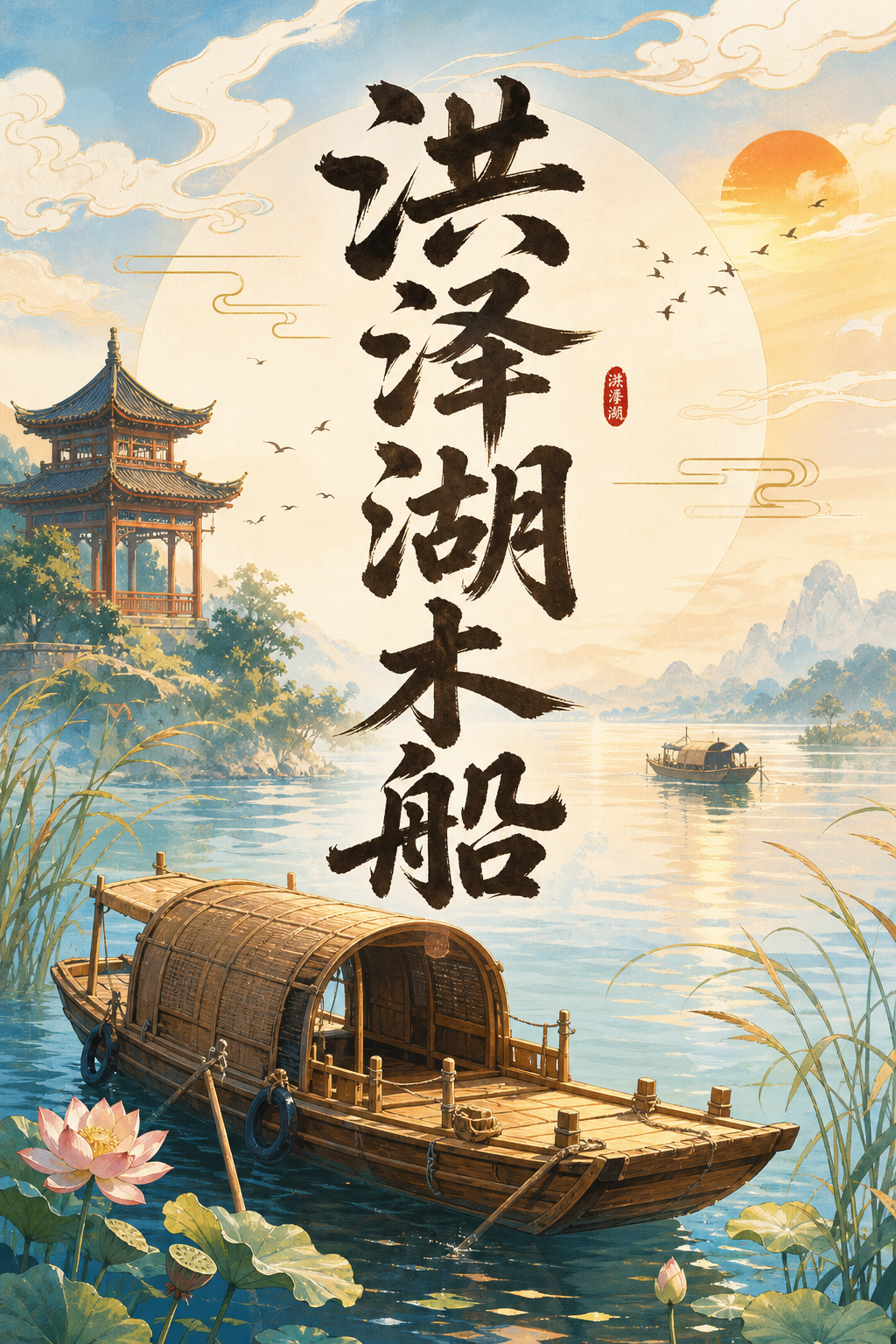 洪泽湖木船