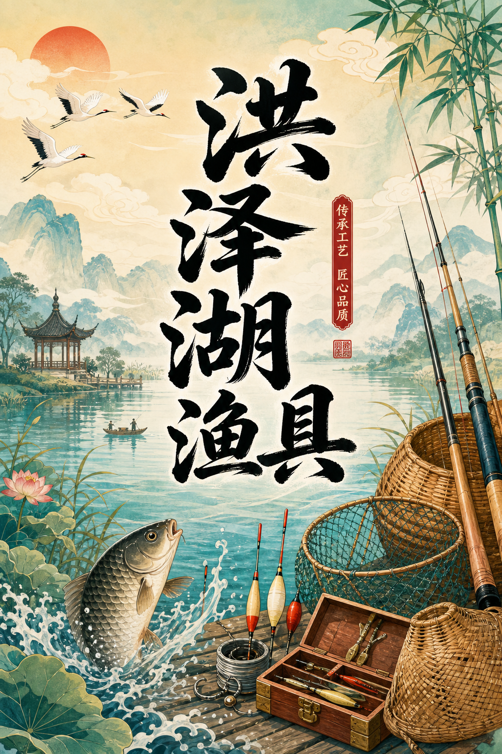 洪泽湖渔具