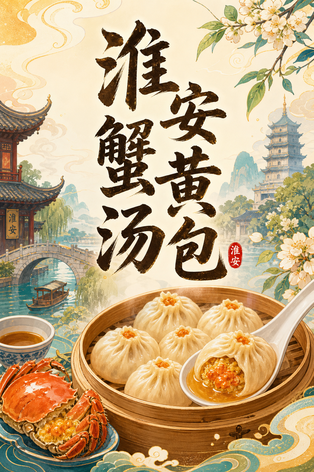 淮安蟹黄汤包