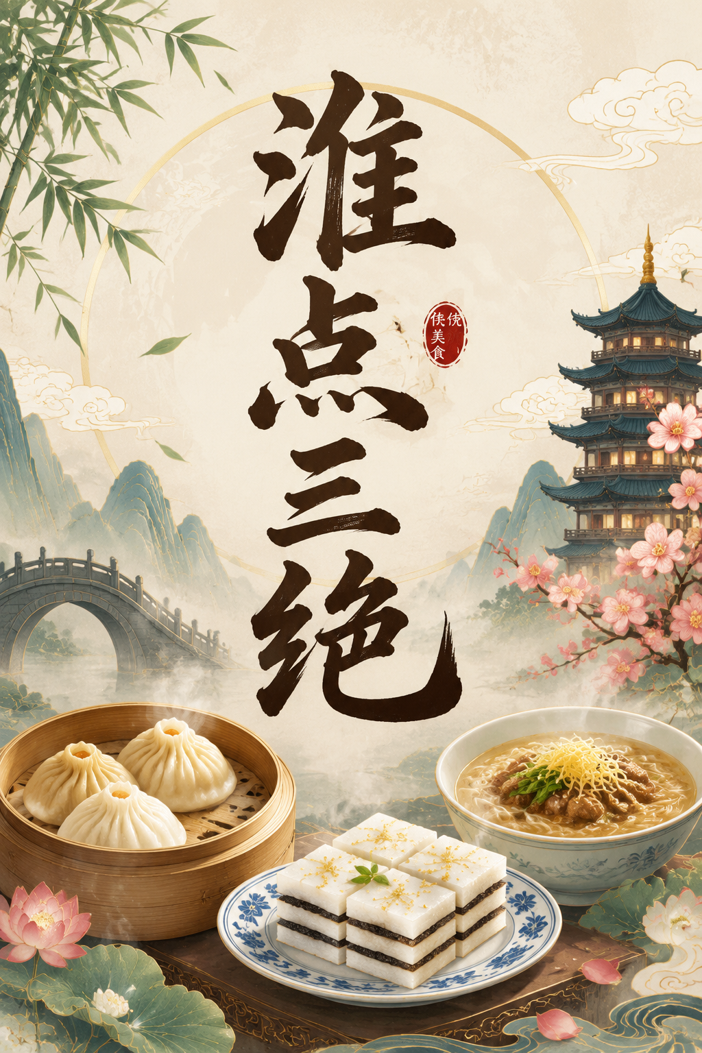 淮点三绝