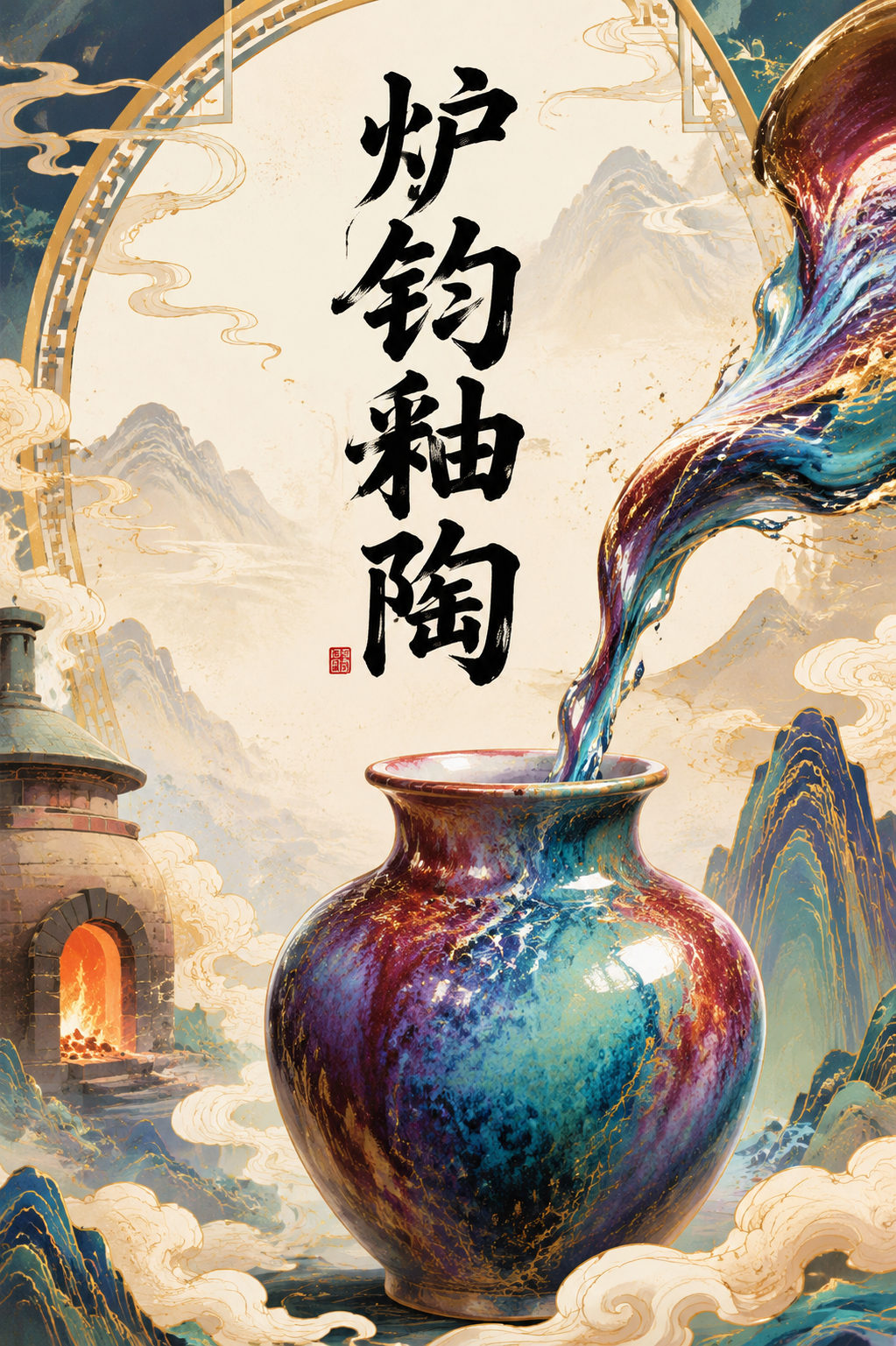 炉钧釉陶