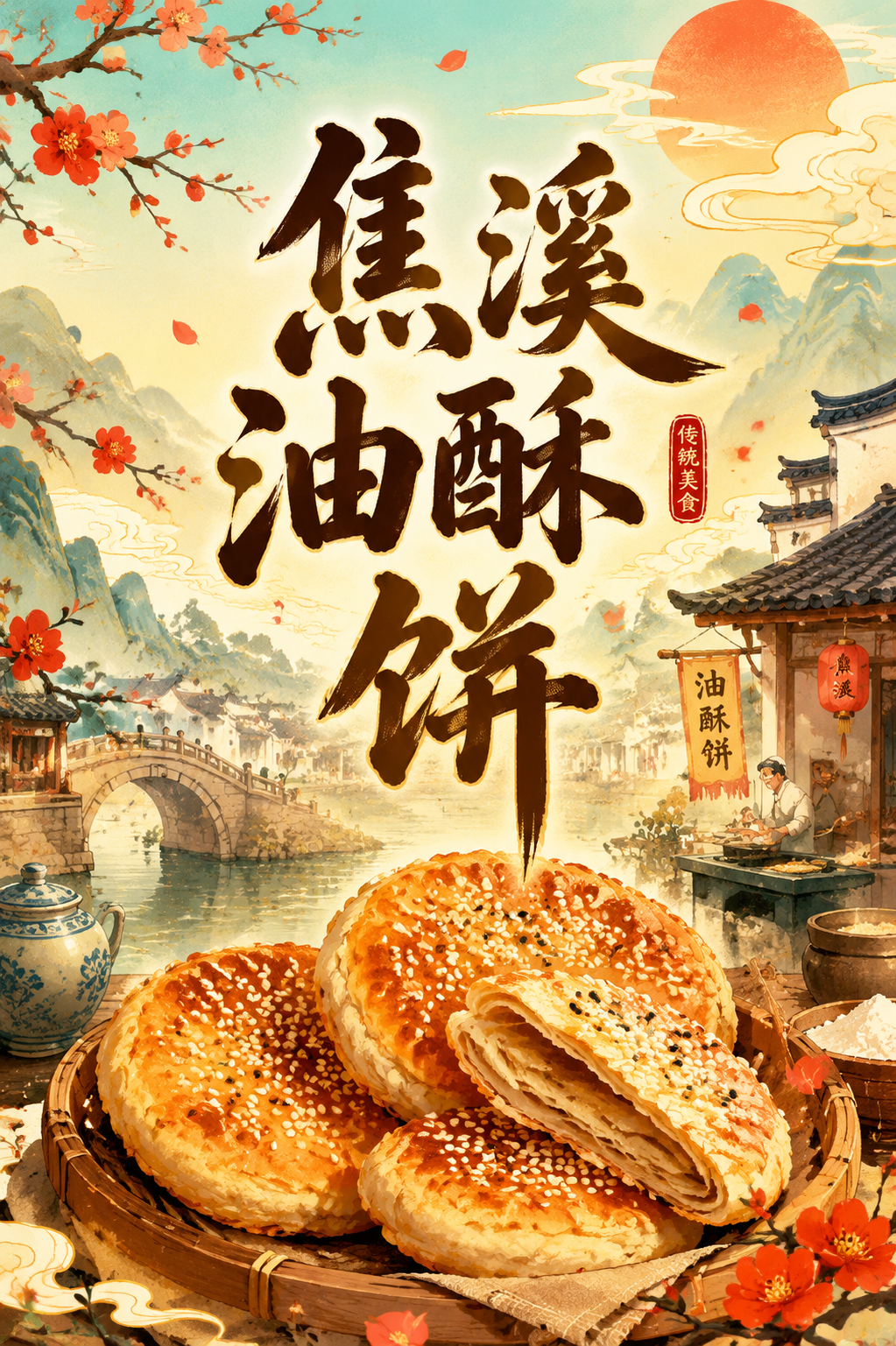 焦溪油酥饼