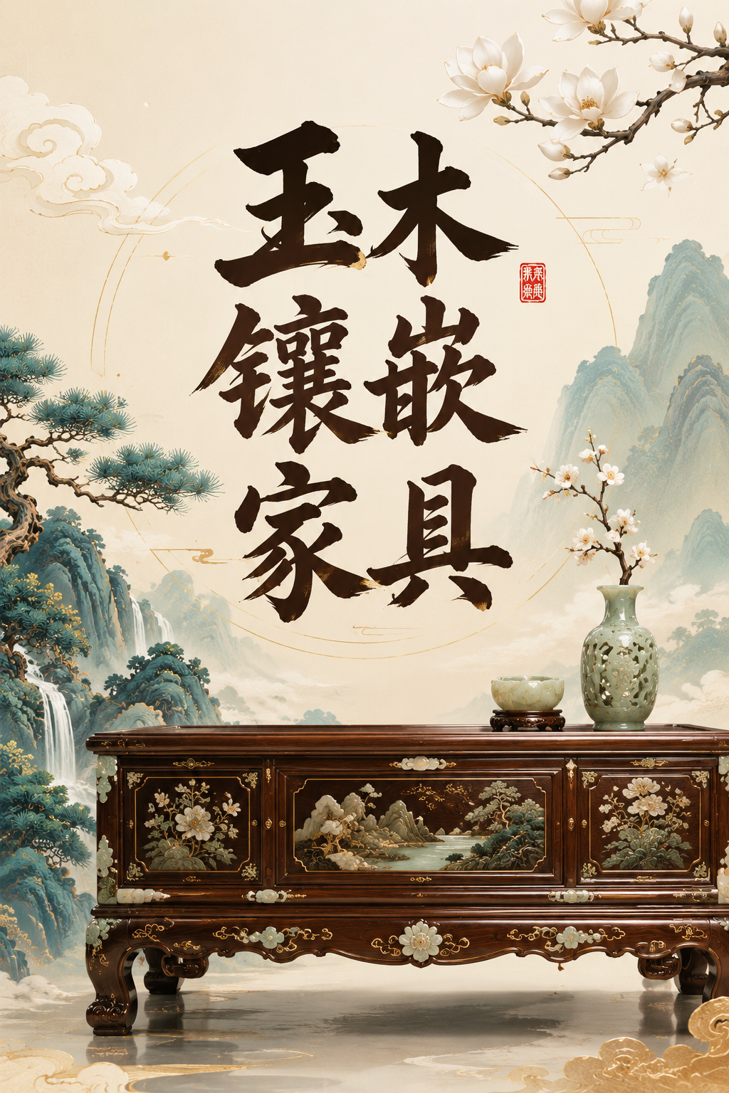 玉木镶嵌家具