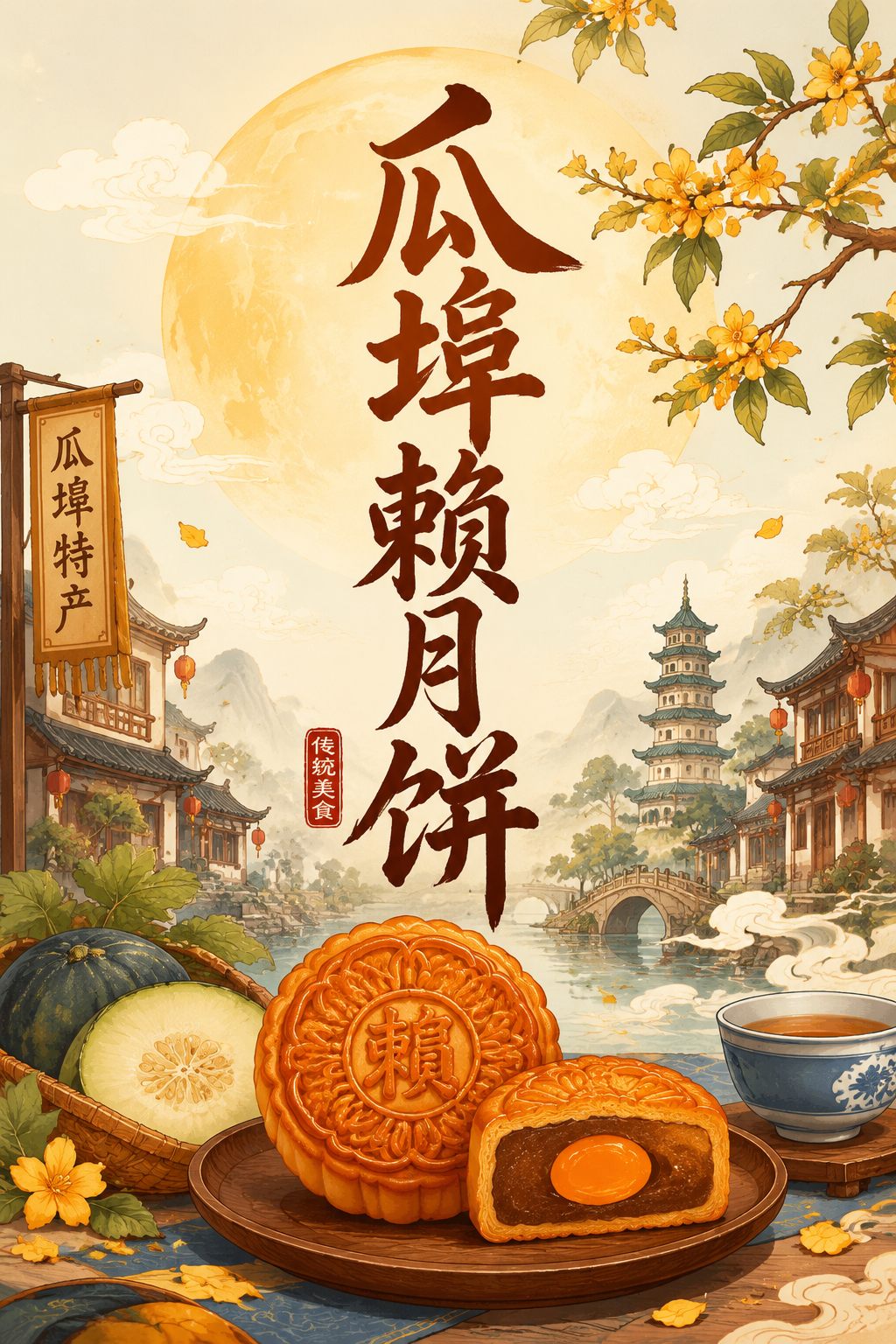 瓜埠赖月饼