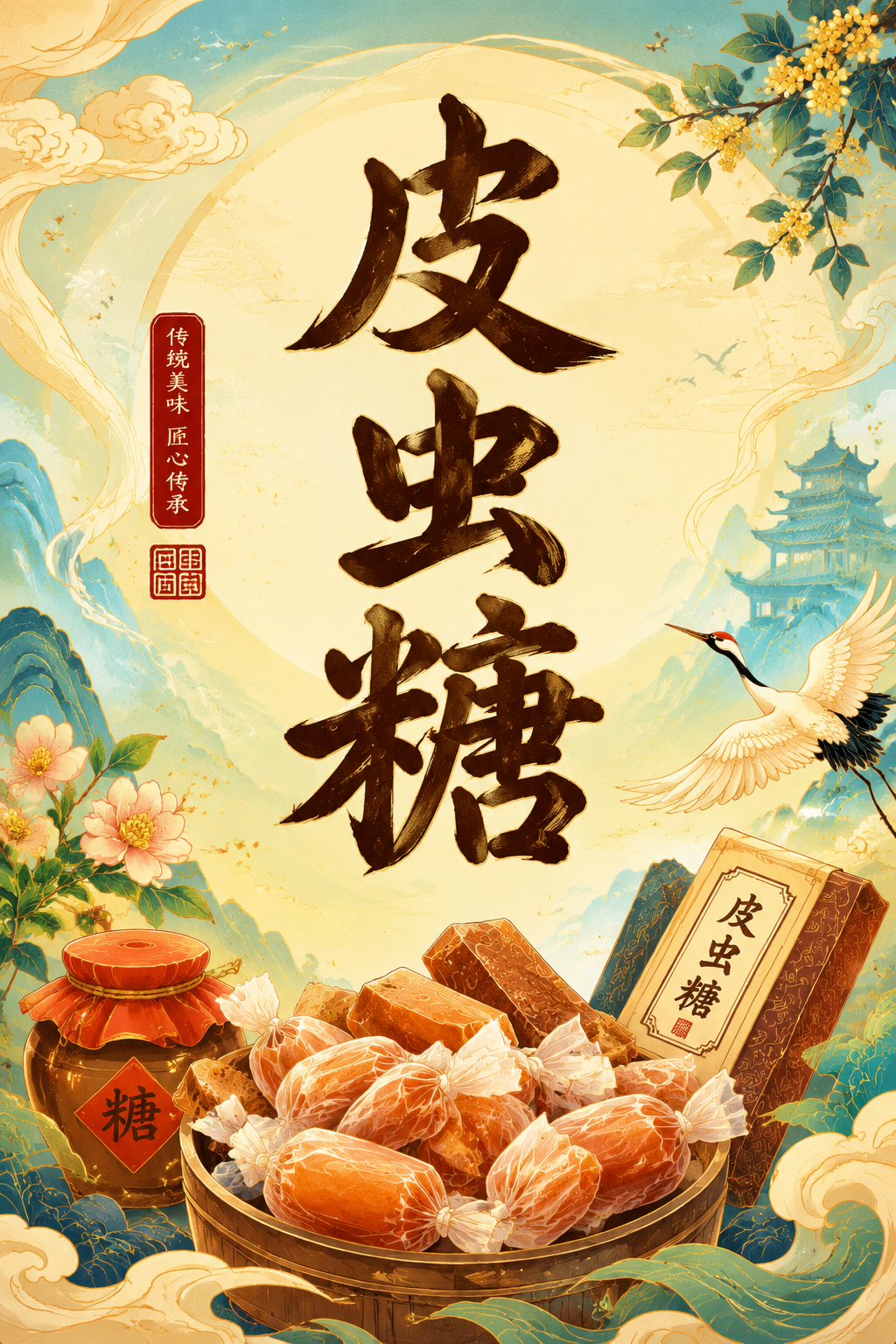 皮虫糖