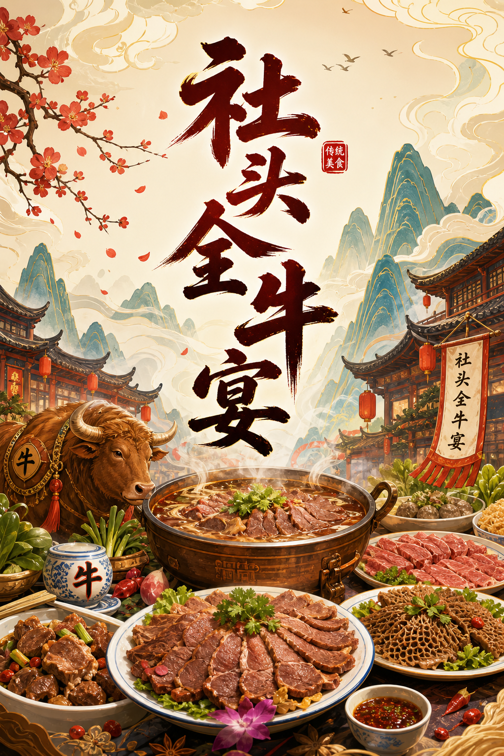 社头全牛宴