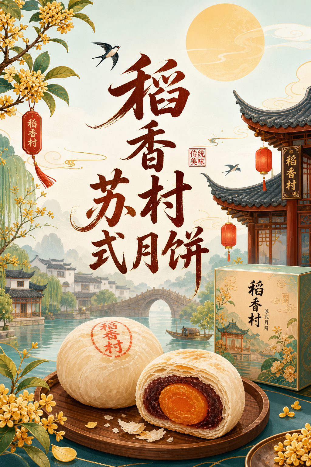 稻香村苏式月饼
