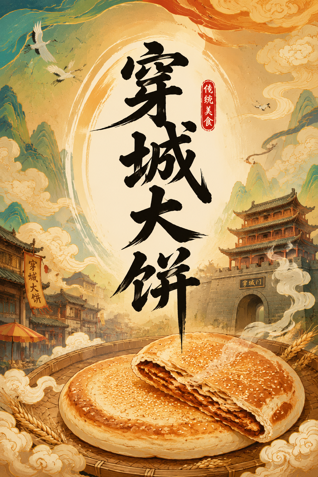 穿城大饼