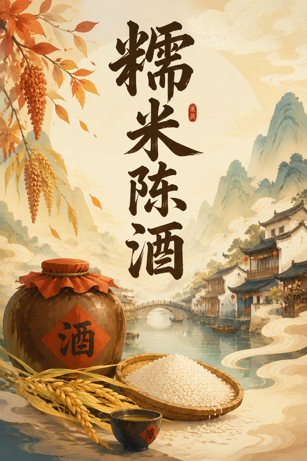 糯米陈酒