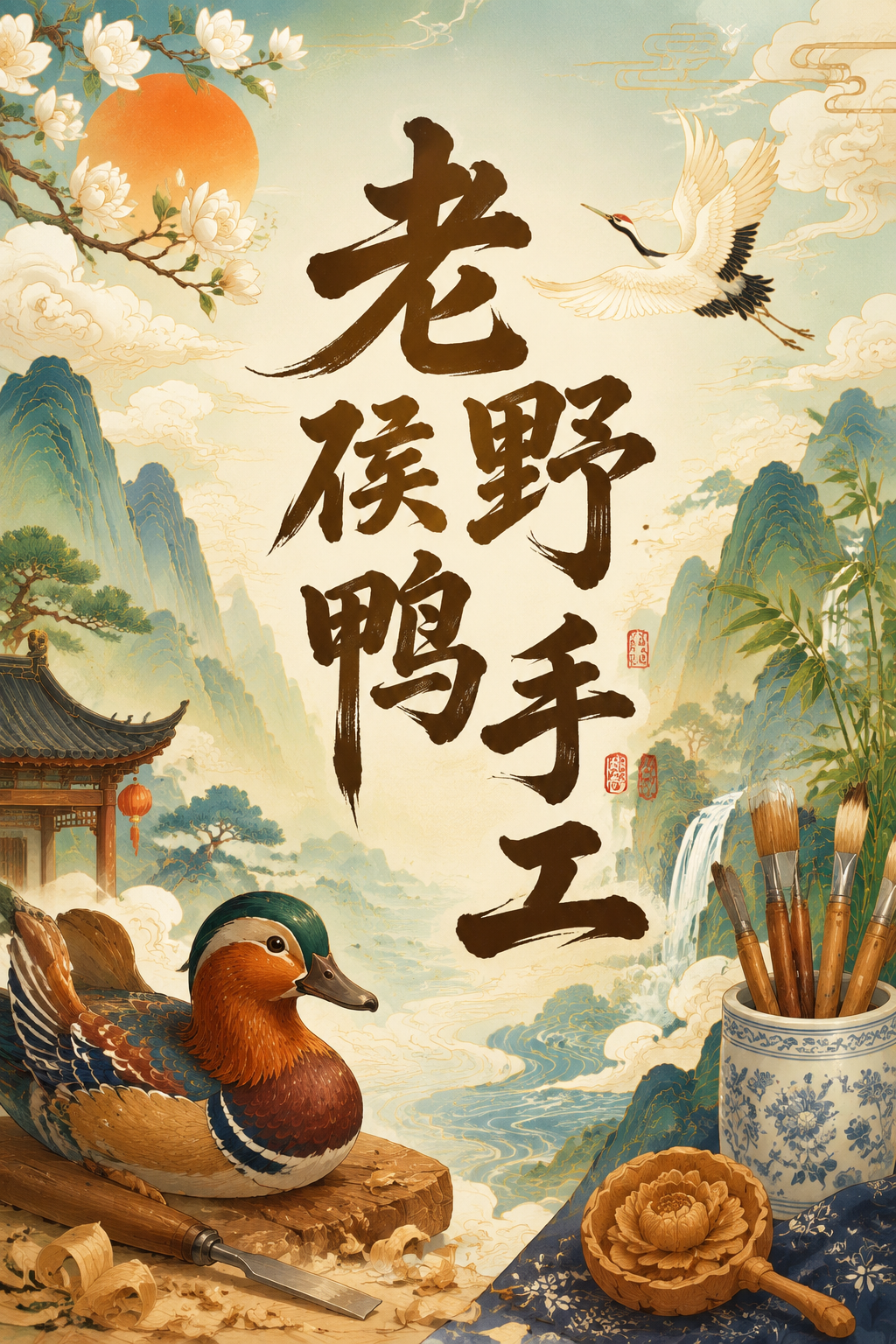 老侯野鸭手工