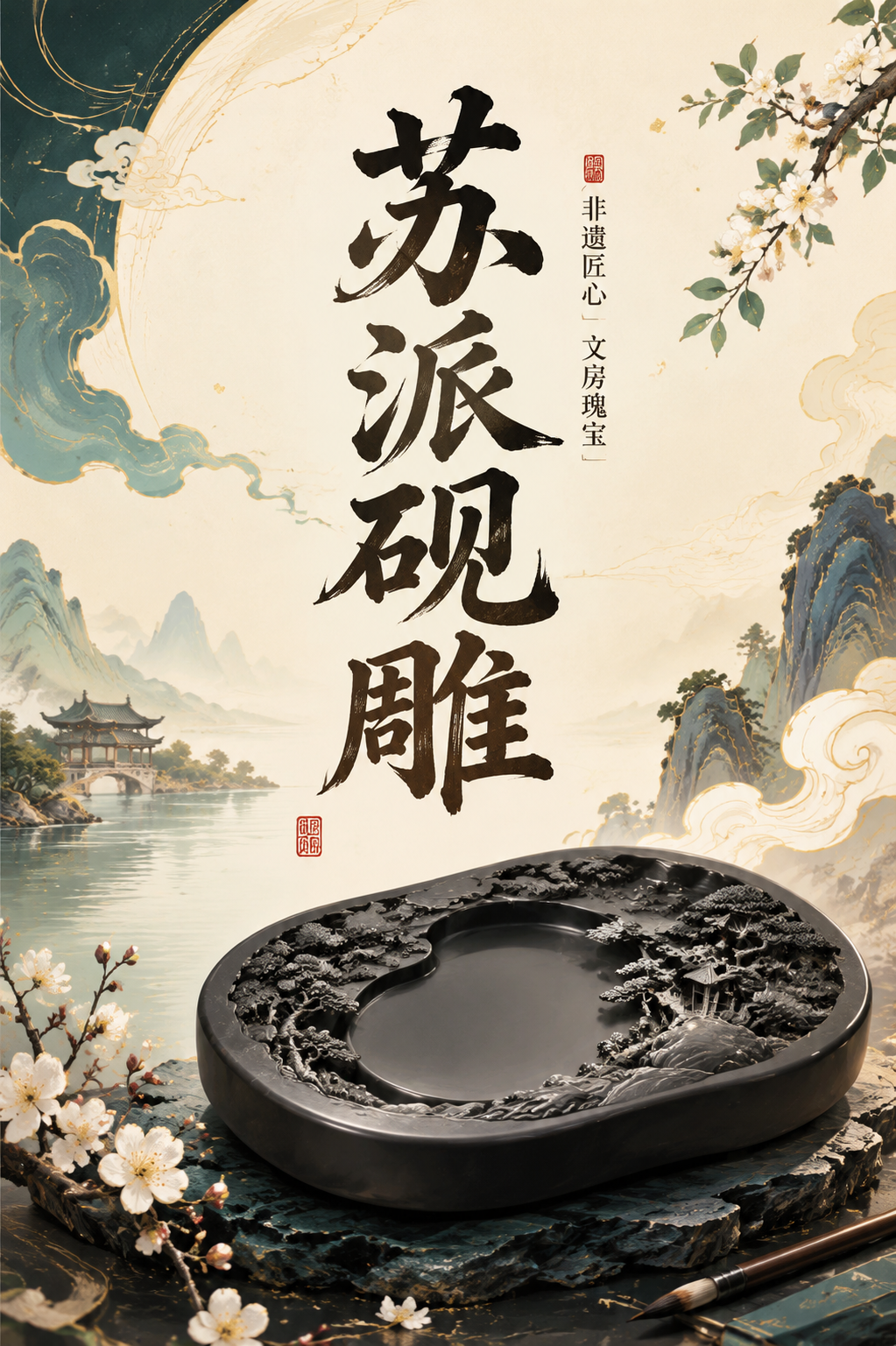 苏派砚雕