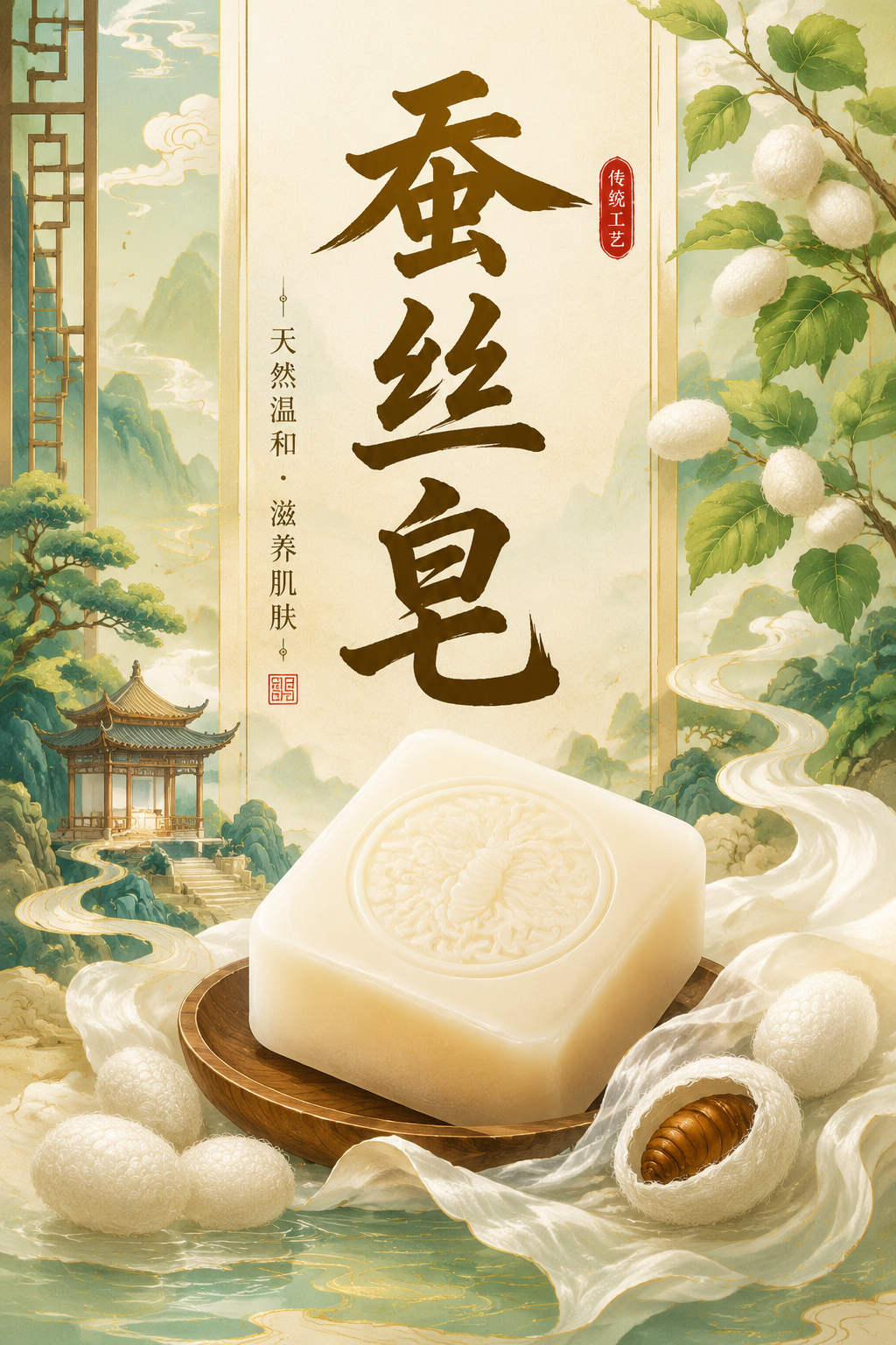蚕丝皂