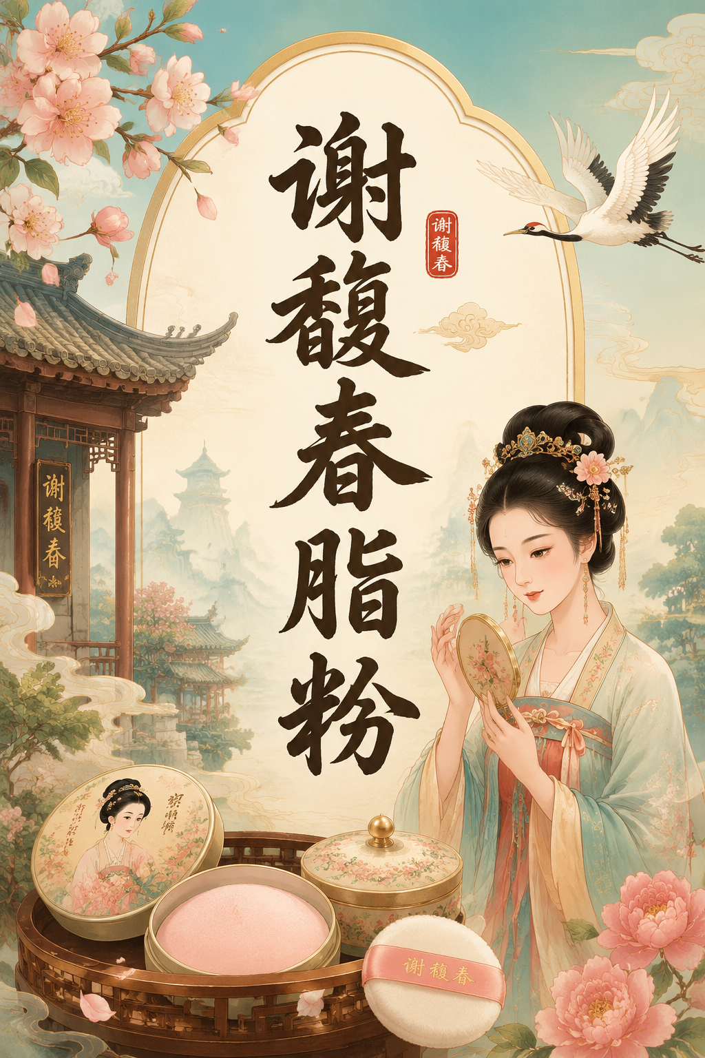 谢馥春脂粉