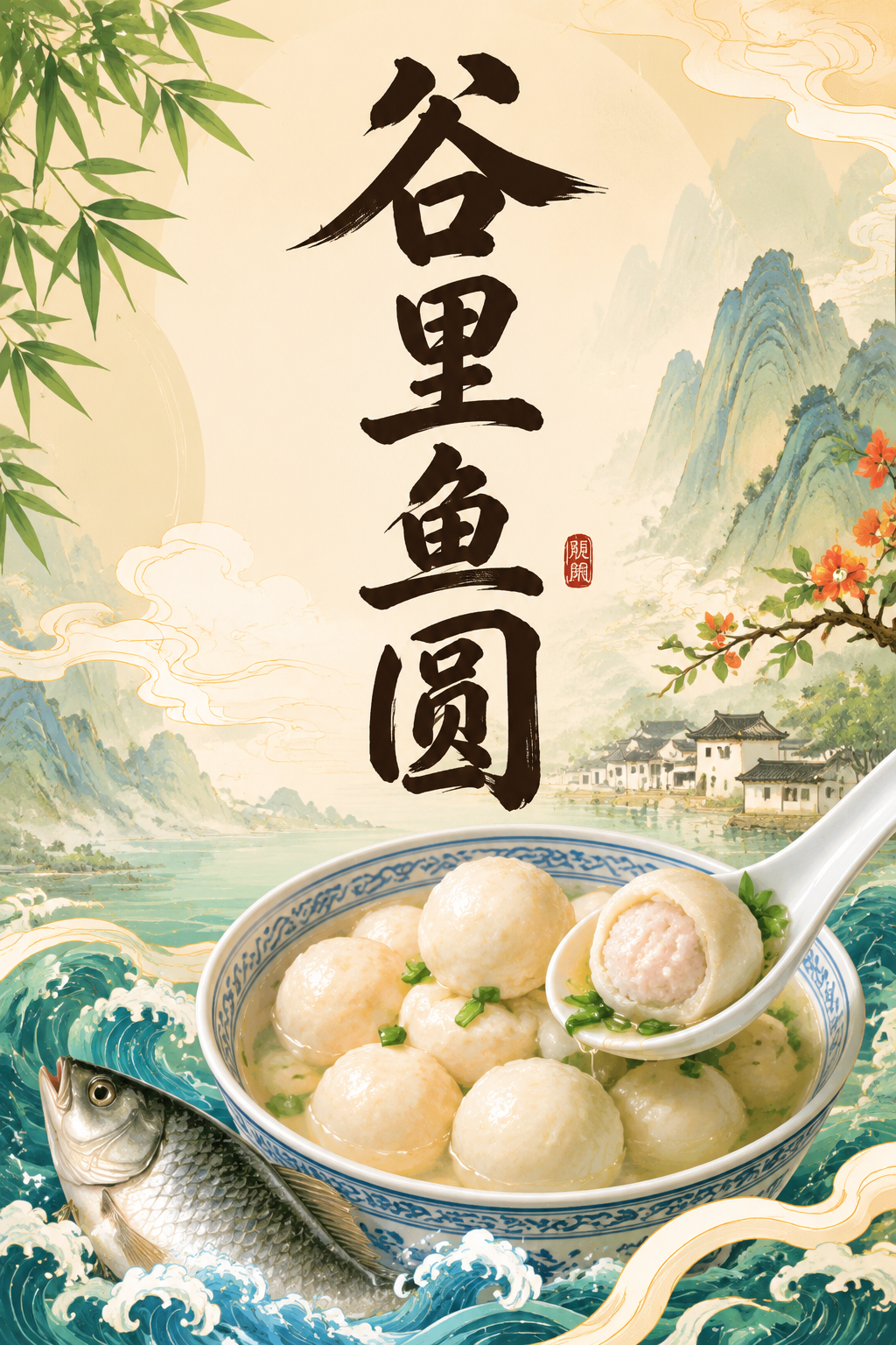 谷里鱼圆