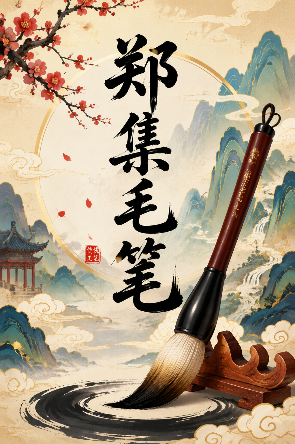 郑集毛笔